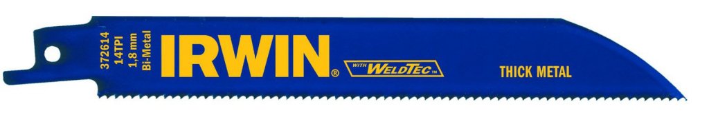 

Irwin Brzeszczot Do Piły Szablastej Metalu 150 mm