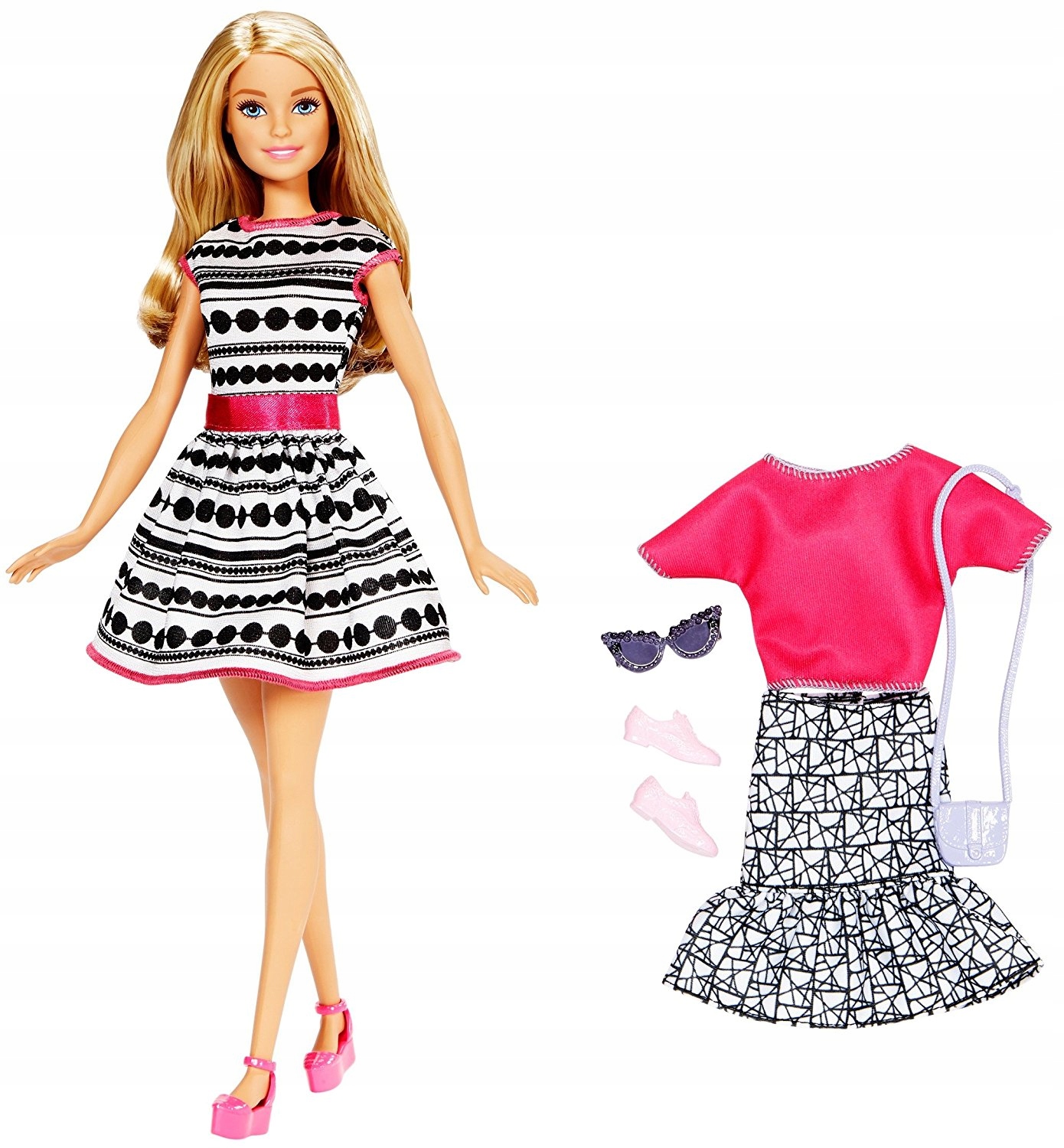 Lalka Barbie Modowe Przebieranki FFF59 Mattel Kod producenta FFF59