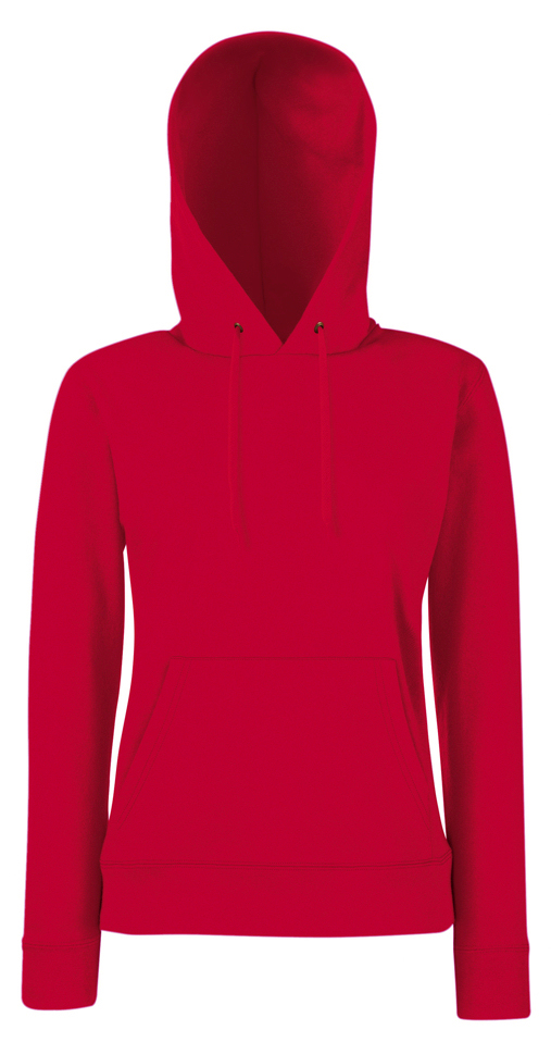 

Fruit Of The Loom Damska Bluza z Kapturem Red S