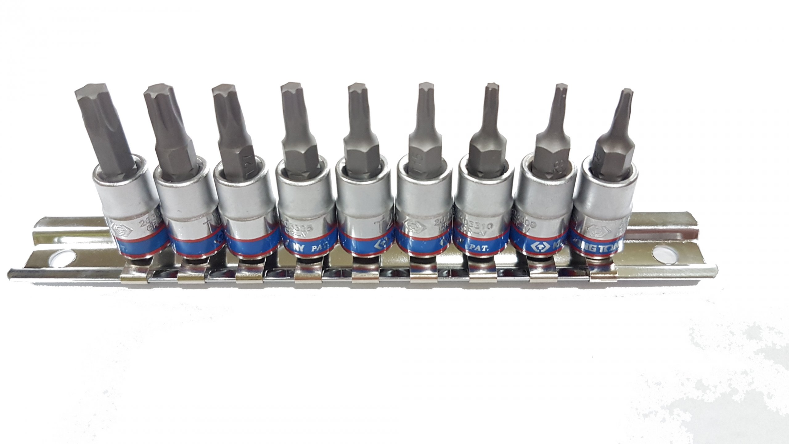 

Komplet Nasadek Torx T8 T40 9 Szt 1/4 King Tony