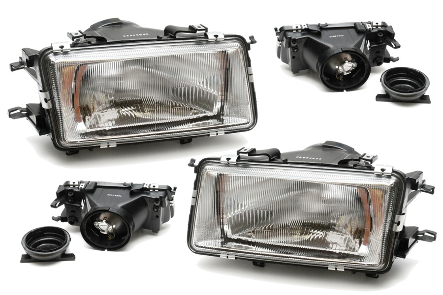 Audi 80 B3 86-91, Reflektor lampa H4 nowa L+P kpl