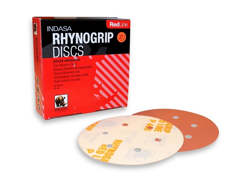 

5 x Indasa Krążek ścierny Rhynogrip 6H Red P320