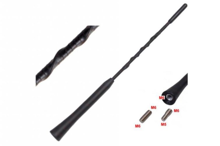 

Antena Samochodowa Maszt M6 Mazda Mercedes Opel