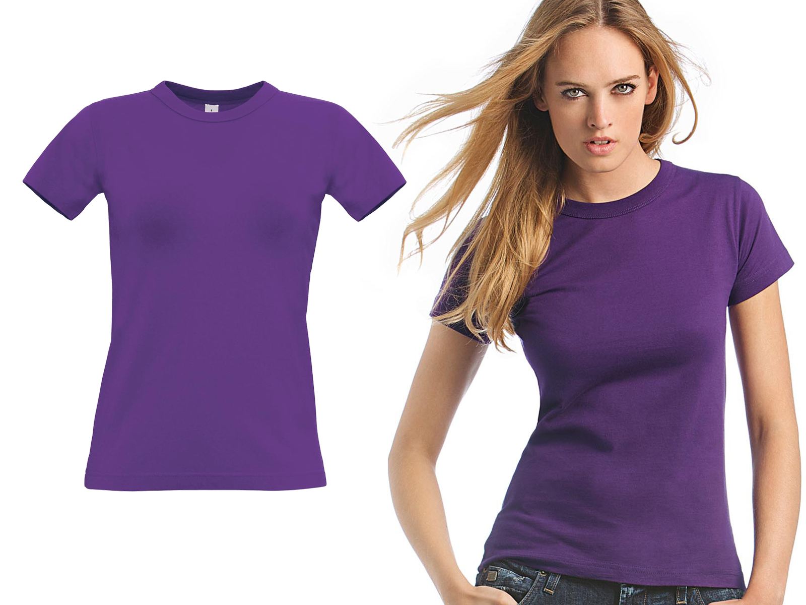 

Damska Koszulka T-shirt B&c EXACT190 M