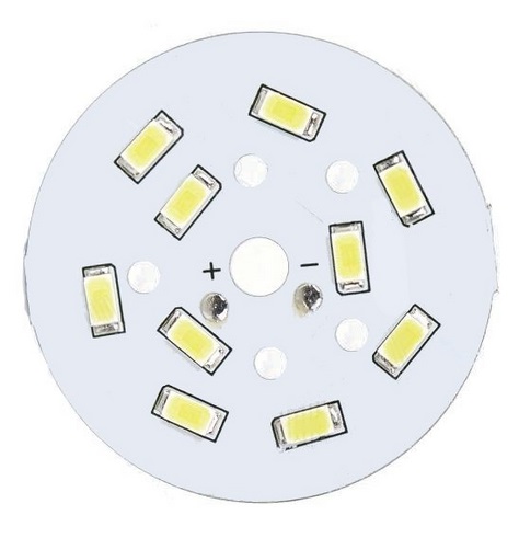 

Moduł 10 diod Led 5W 15-17V okrągły biały zim(3898