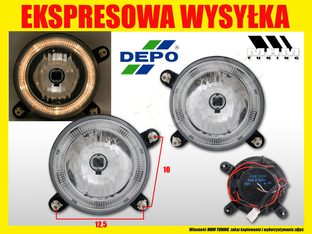 LPVW72 - ФАР ГАЛОГЕННЫЕ КОЛЬЦА АНГЕЛ КПЛ VW GOLF И 1 II 2