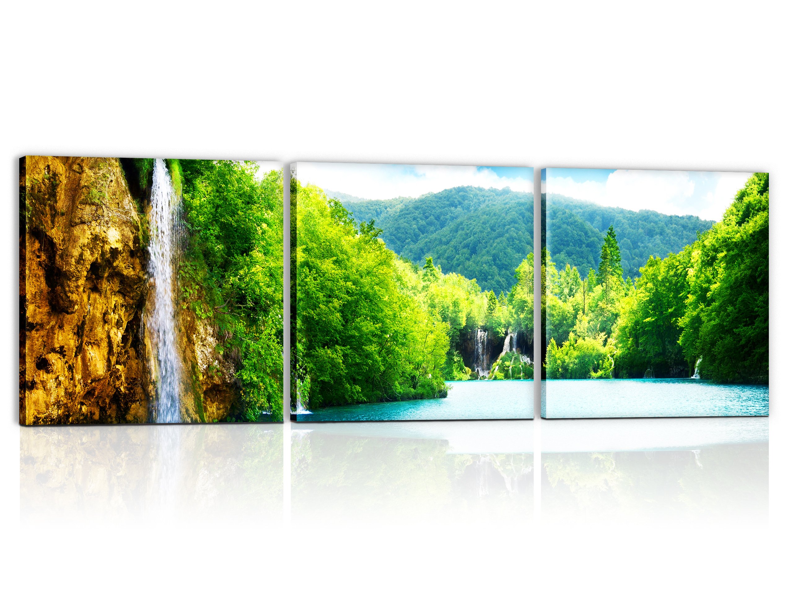 

obraz Natura Krajobraz Tryptyk 120x40cm