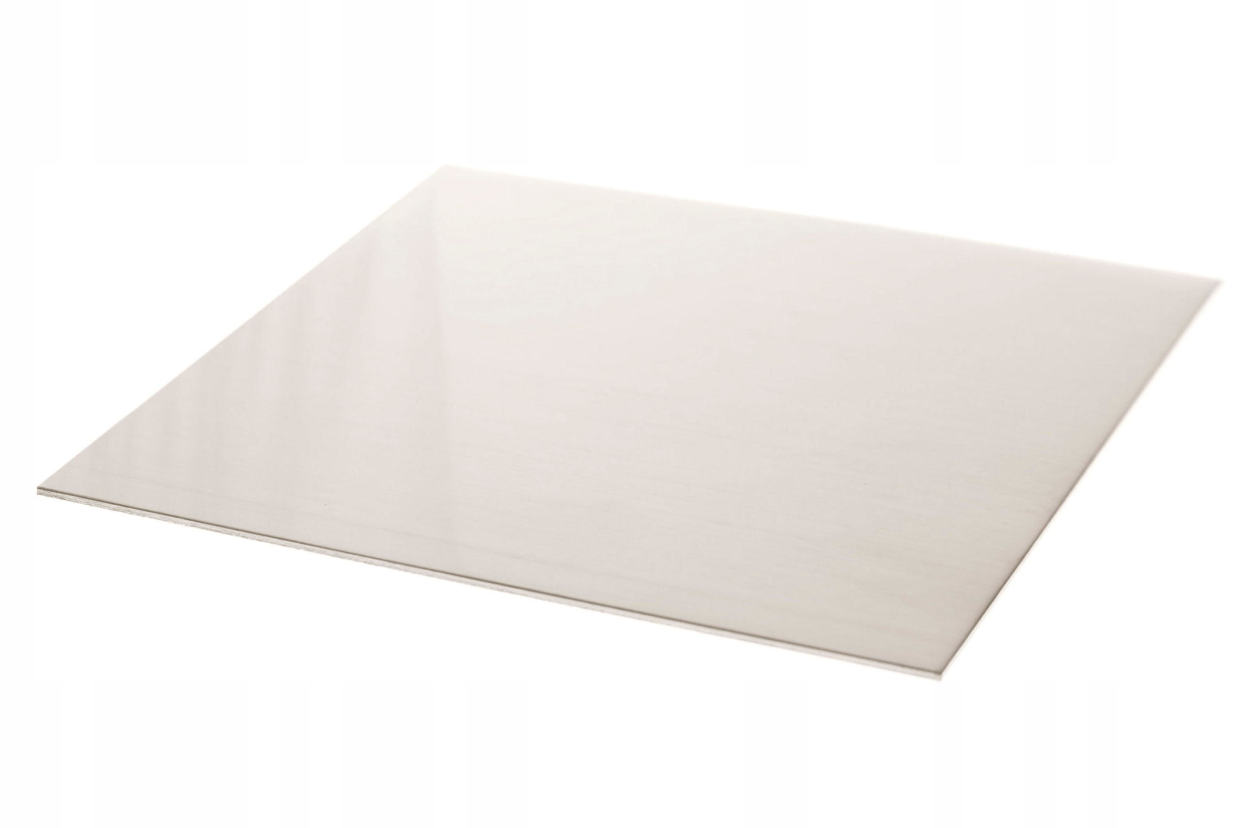 Plech alpaka nový stříbro list 0,2 mm 30 x 30 cm formát 300 x 300 x 0,2 mm