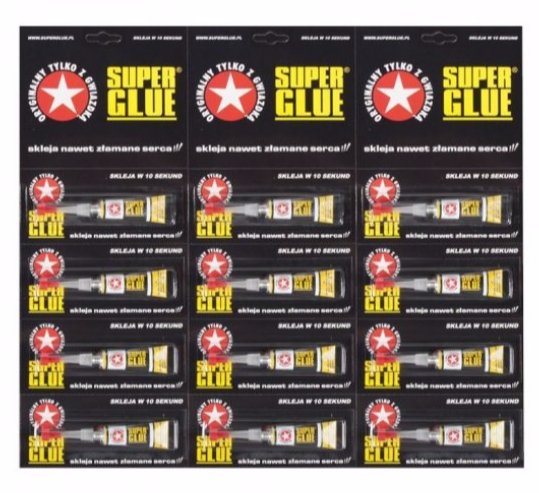 

Glue klej błyskawiczny 2g (12szt)