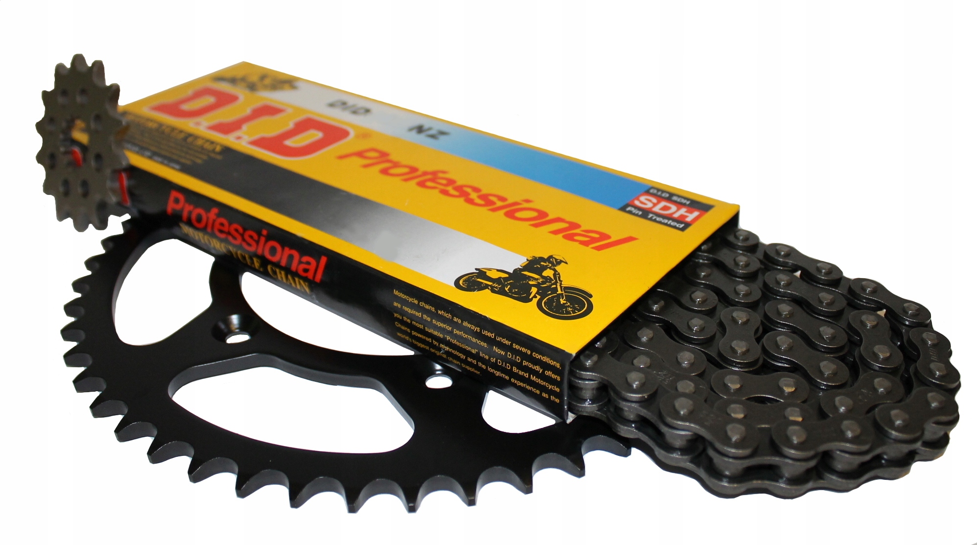 Řetěz ozubené kolo Yamaha Yzf-r 125 DiD X-Ring!