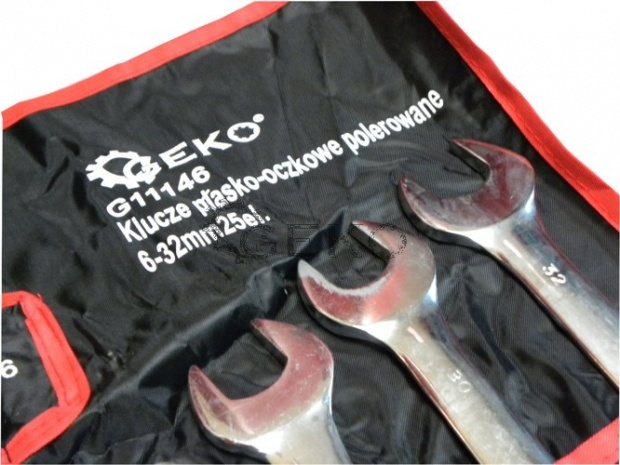 KLUCZE PLASKO OCZKOWE 6 32mm 25EL PLACHTA KLUCZ Producent code G11146