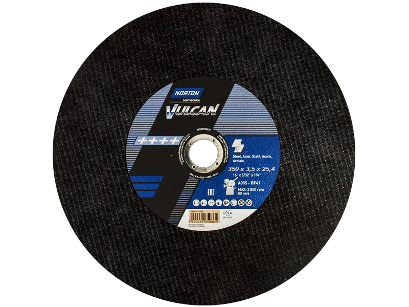 

Tarcza do metalu 350x3,5x25,4mm Vulcan Norton 1szt