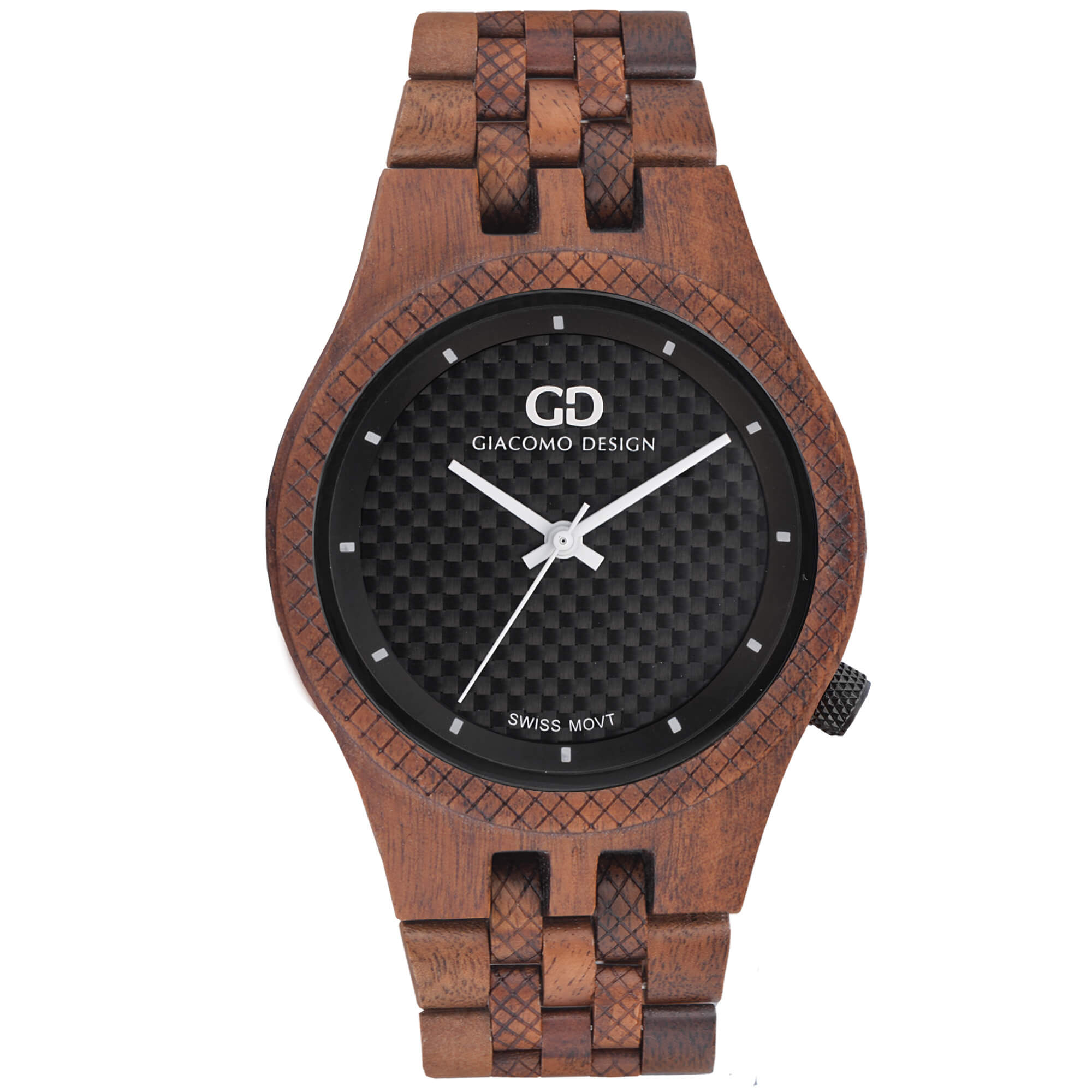 

Drewniany zegarek męski Giacomo Design GD08901