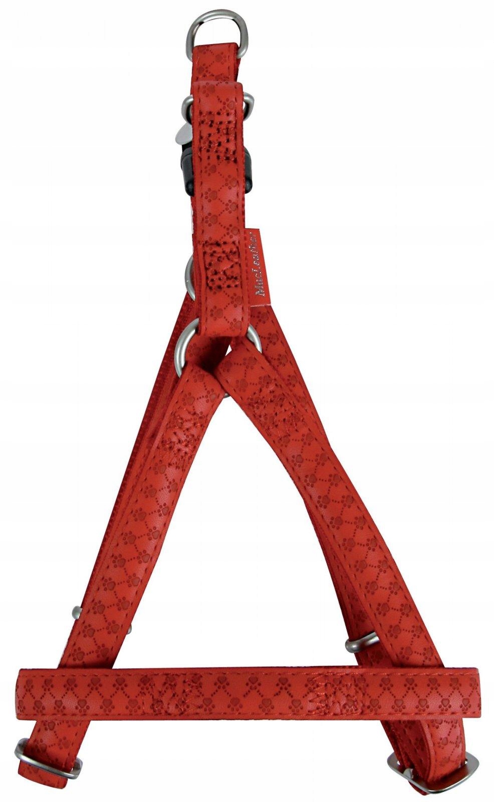 Levně Zolux Postroj Mac Leather 20 mm Červený