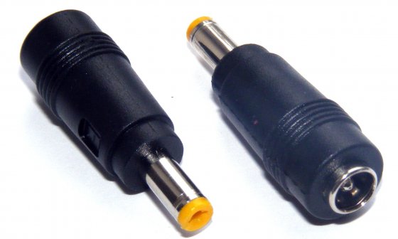 

Adapter Przejście DC gniazdo 2,1 - wtyk 1,7 (2625)