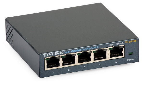 SWITCH TP-LINK TL-SG105 5x10/100/1000 Mb/s ABCV