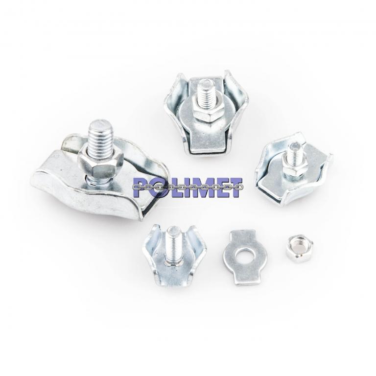 ZACISK LINOWY SIODEŁKOWY POJ. 2 mm - 10 szt. ATEST