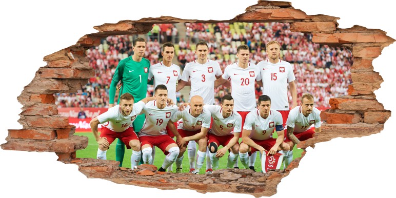 Naklejka ścienna PIŁKARZE - Reprezentacja Polski Bohater brak