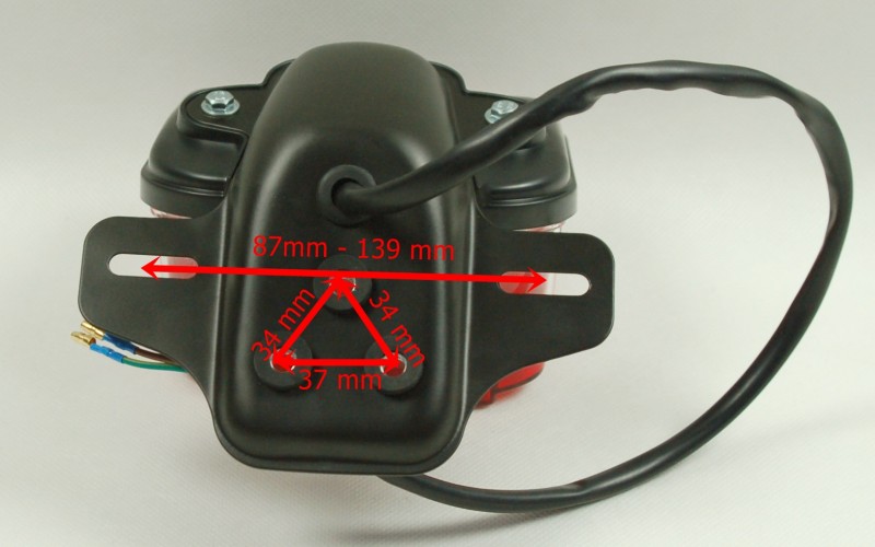 LAMPA TYLNA BARTON TZ 125 ROUTER RM 125 !!! Producent Wilmat