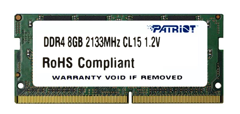 paměť Ram DDR4 8GB Sodimm 2133MHz Patriot Nová