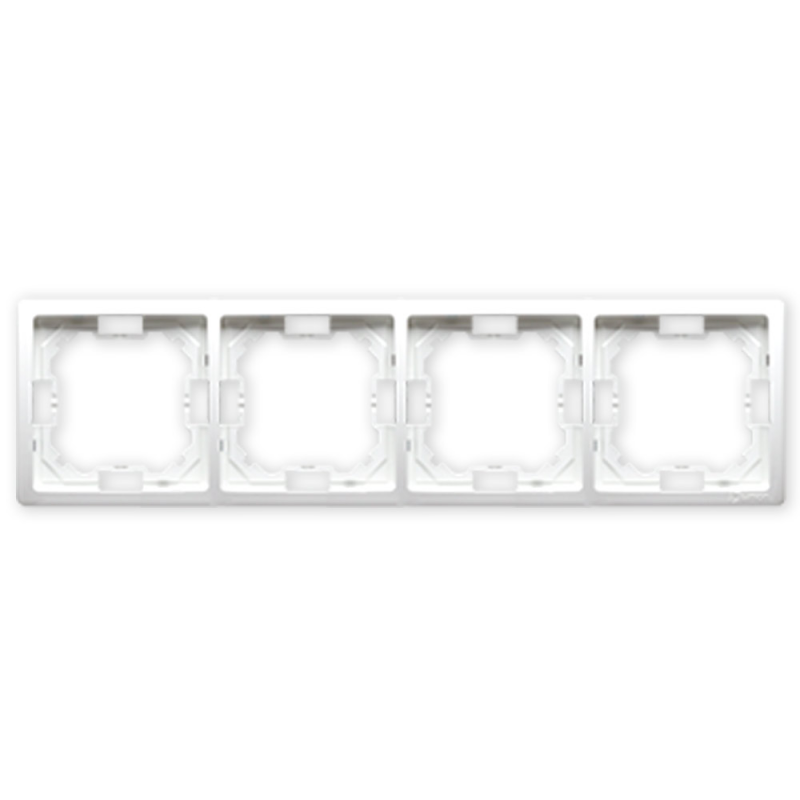 Simon Basic RAMKA POCZWÓRNA biała Kontakt Simon