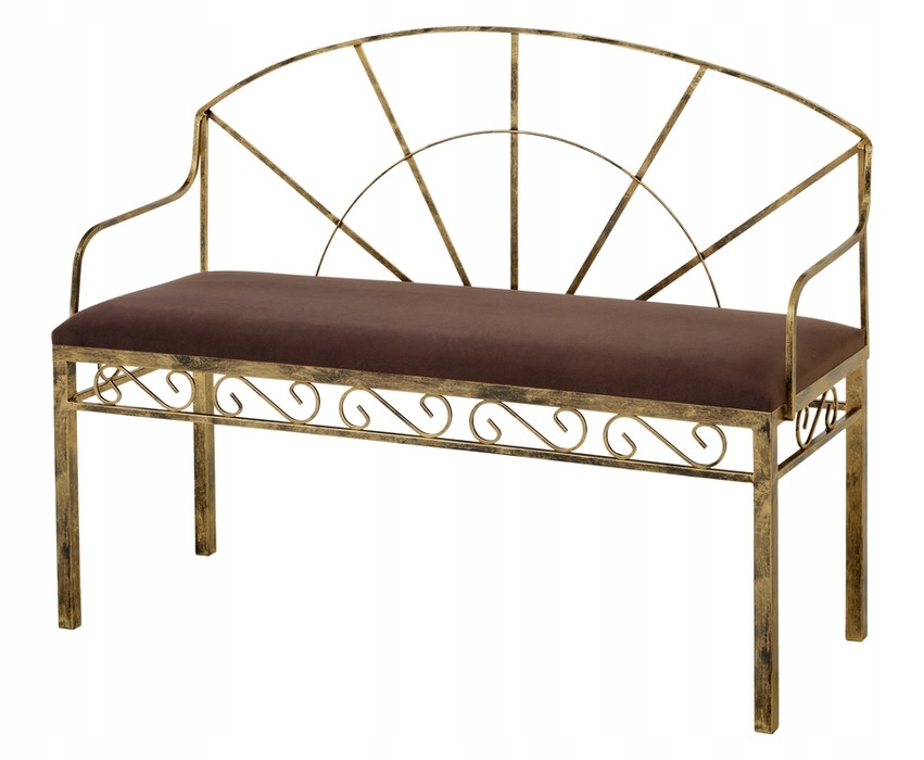 ŁAWECZKA Siedzisko Metaloplastyka Pufa Ławka KOLOR