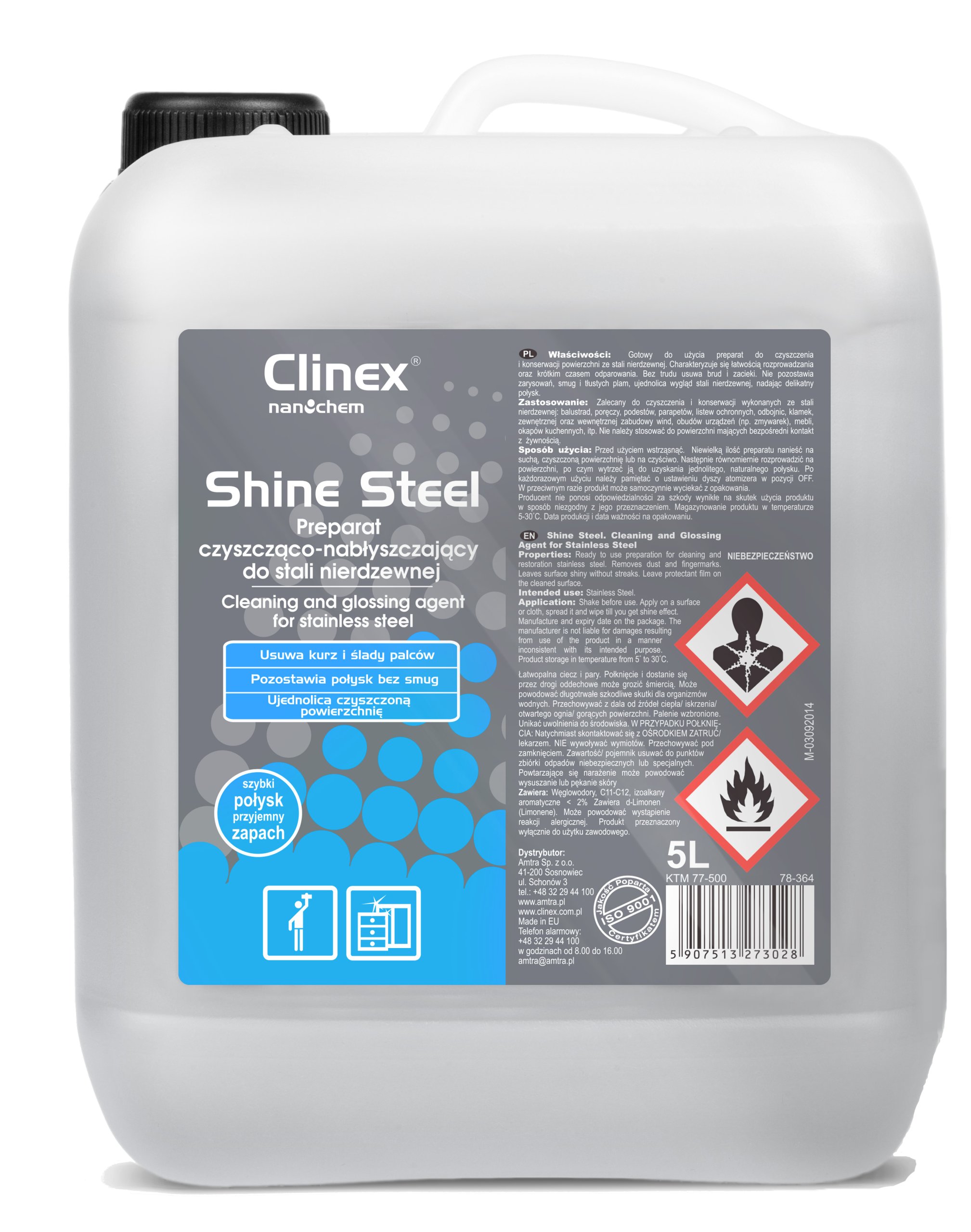 

Clinex Shine Steel do mycia i nabłyszczania stali