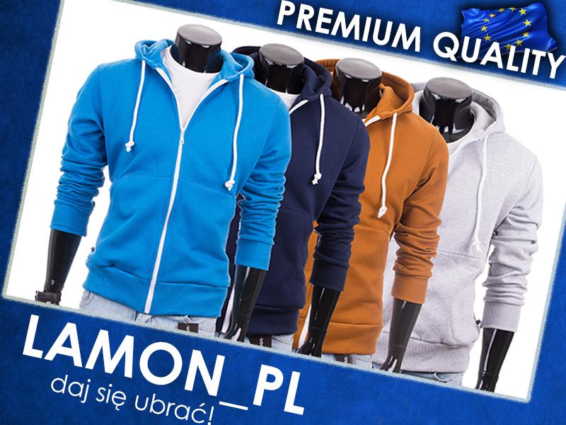 

Rozpinana bluza męska z kapturem Lamon Quality XXL