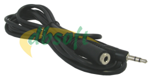 Kabel mini jack 3,0m przedłużacz