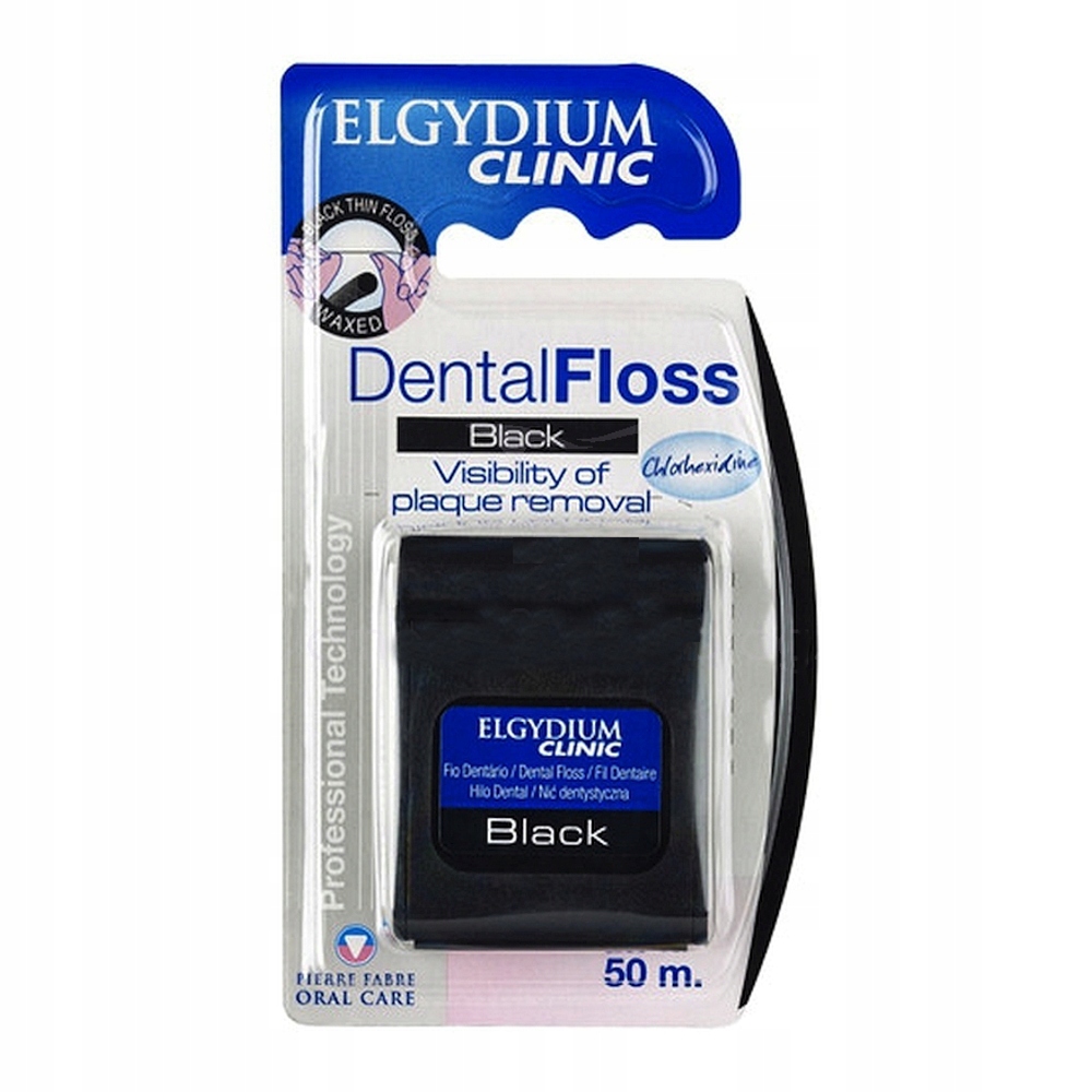 

Elgydium Dental FLoss Czarna nić dentystyczna