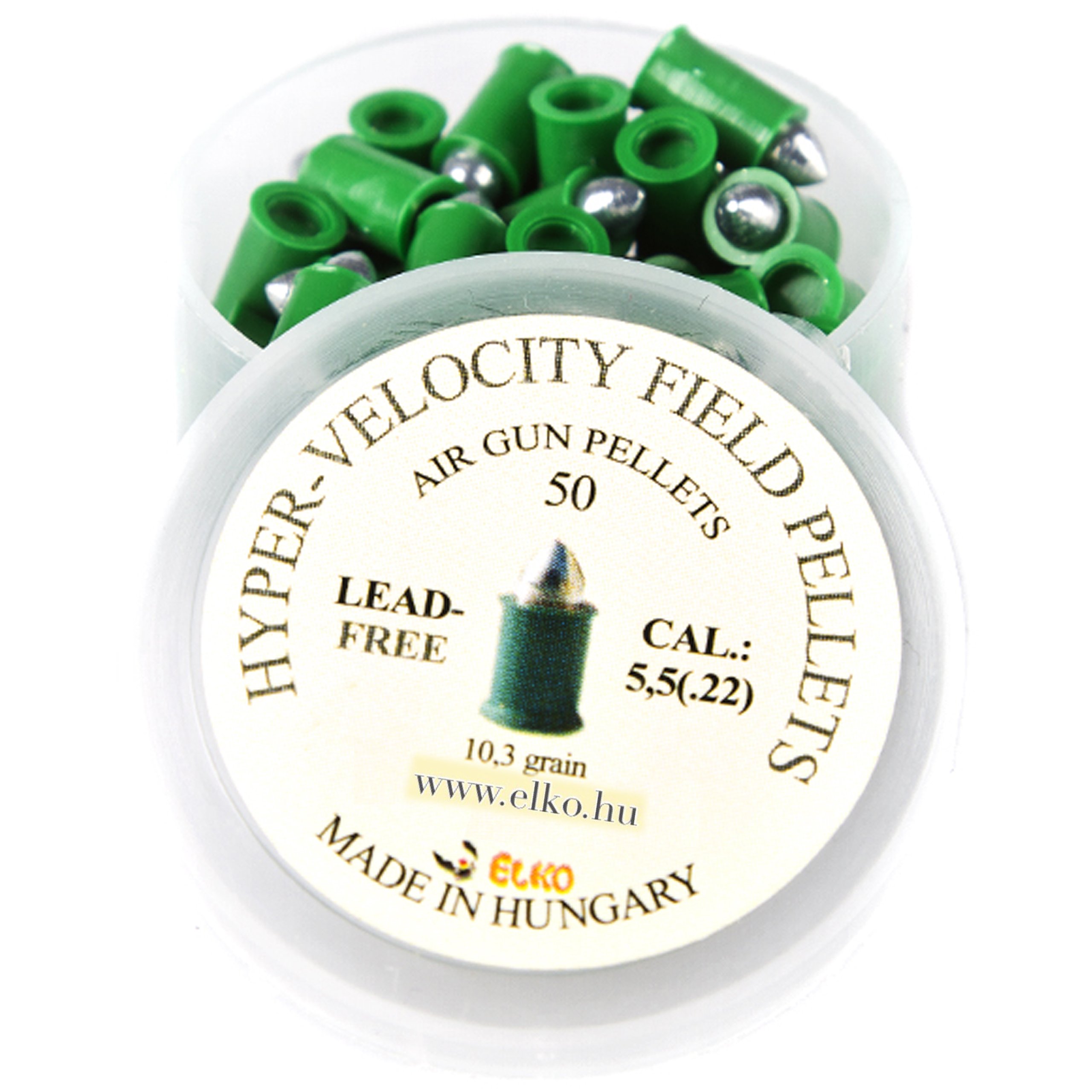 

Srut Stalowo Teflonowy 5,5mm Zielony Ostry Diabolo