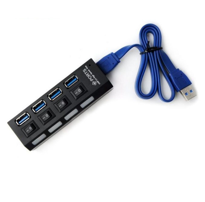 

Rozdzielacz Hub 4 Porty Usb 3.0 USBx4 Rozgałęźnik