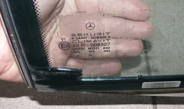 window door right rear part MERCEDES W140 S-KLASA