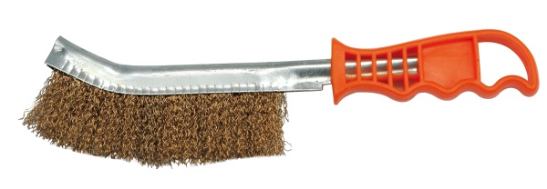 SZCZOTKA DRUCIANA WĄSKA SZCZELINOWA MOSIĘŻNA KAEM