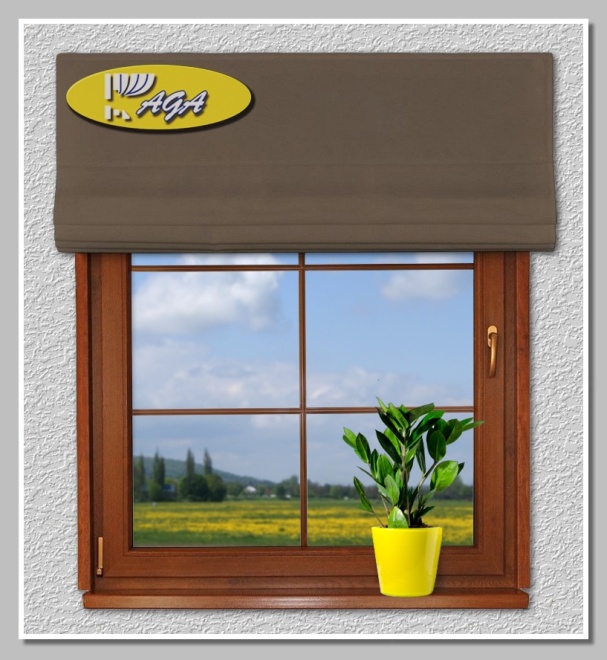 ROLETA RZYMSKA MECHANIZM BLACKOUT 120x150 NOWOŚĆ! Długość 150 cm