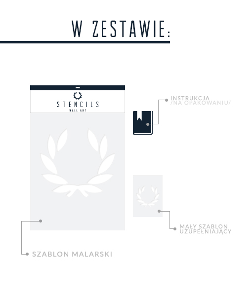 Climber - szablon na ścianę w stylu SCANDI RETRO Marka Stencils