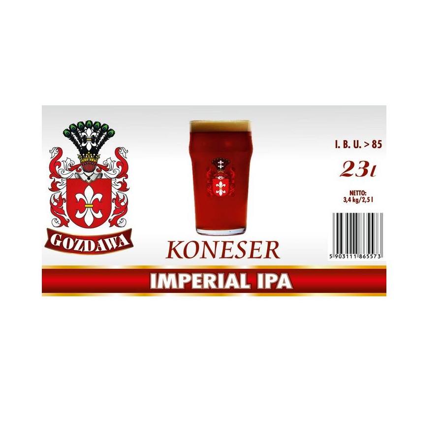Domácí pivo Gozdawa Koneser Imperial Ipa
