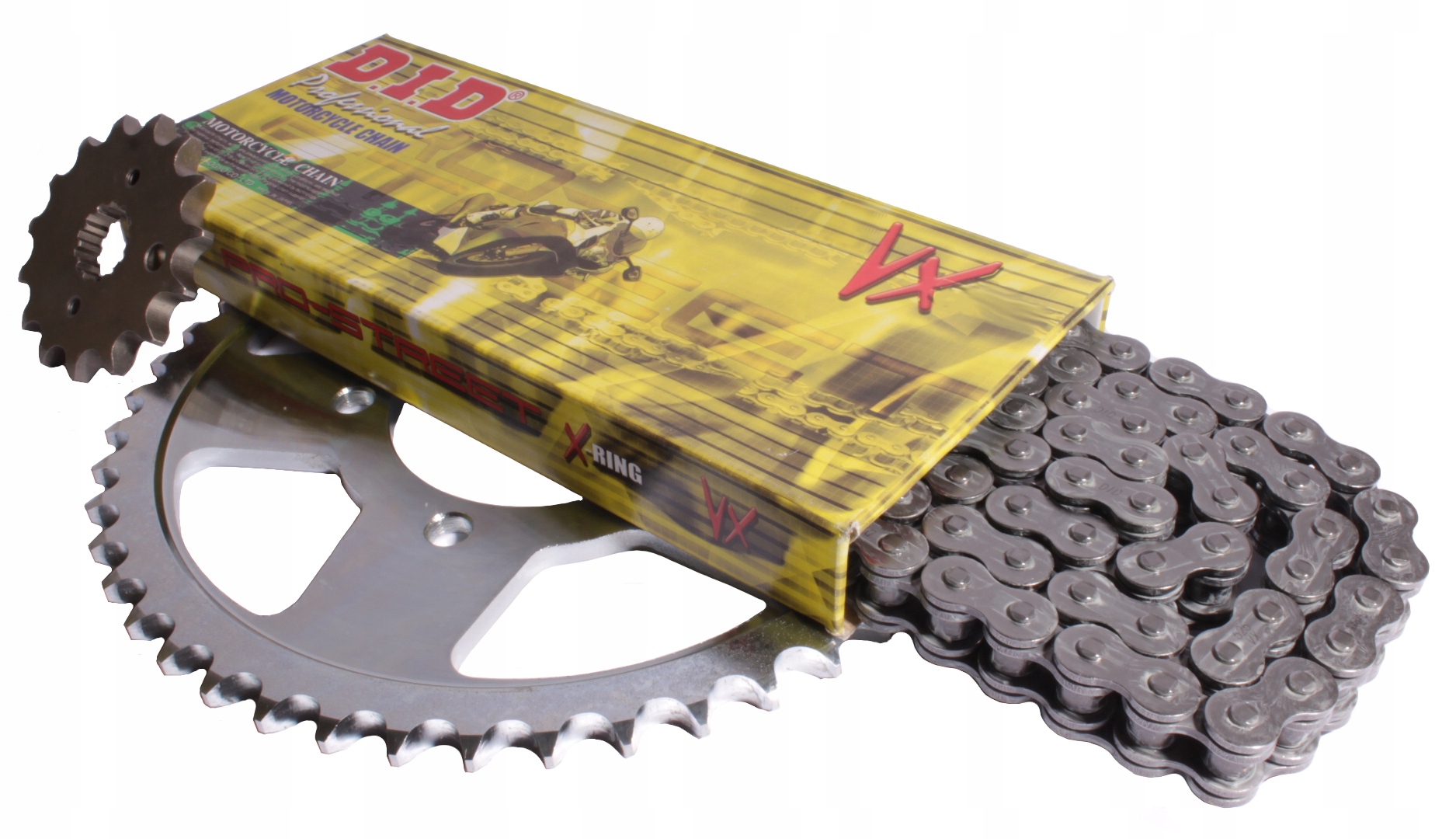 Sada pohonu Suzuki Dr 125 85-00r Ozubení řetěz DiD X-Ring