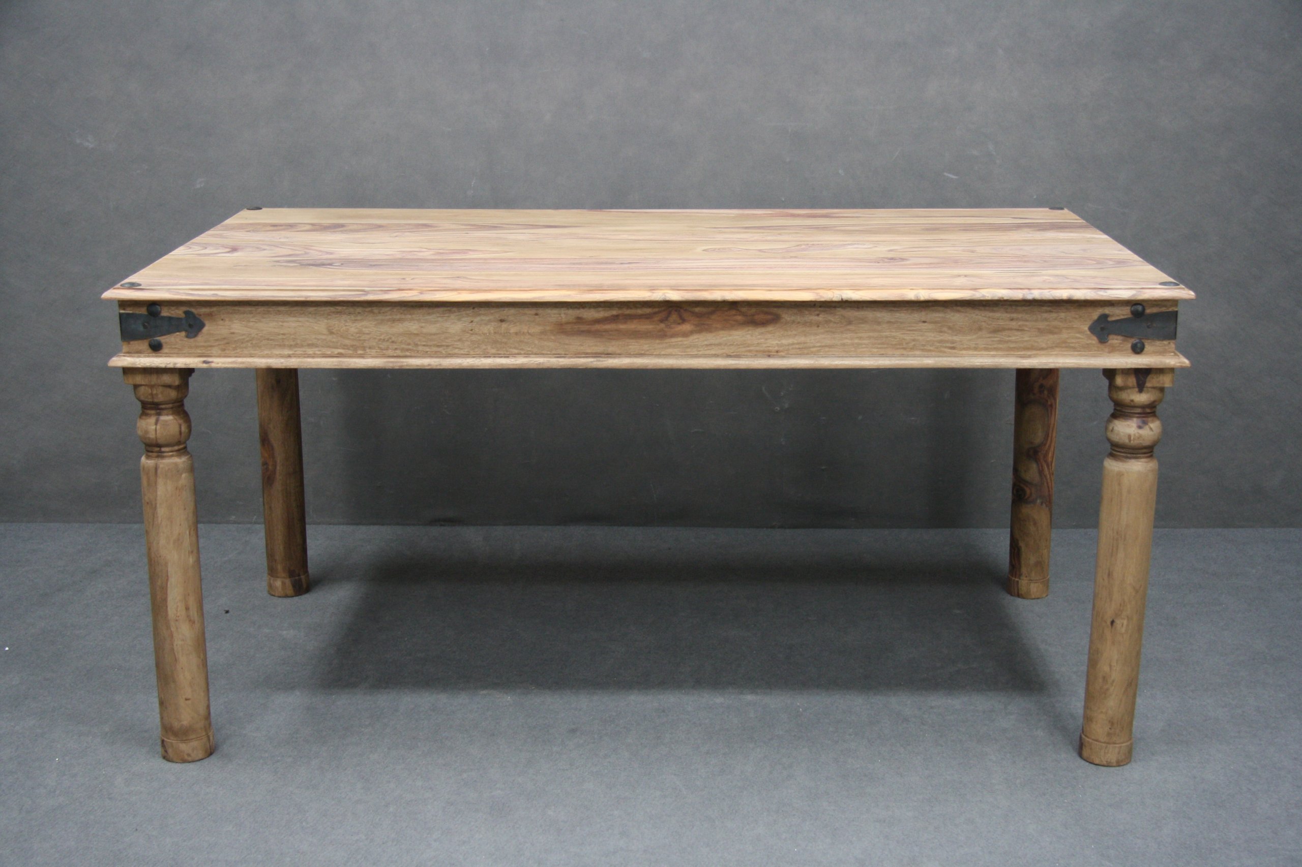 Stół Drewniany Palisander 160 cm Krzesła LEEDS Szerokość mebla 160 cm