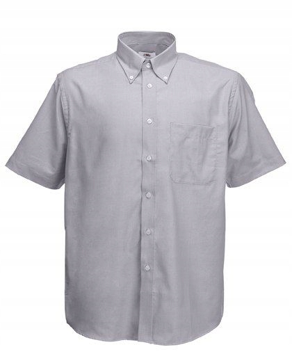 

Men Oxford Short Sleeve Shirt Oxford Grey XXXL