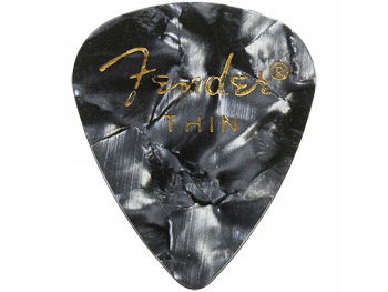 

Fender kostka PremiumCelluloid 351 Black Moto Thin