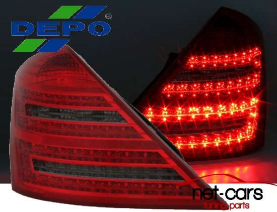 задние фонари MERCEDES W221 s класс led WZ РЕСТАЙЛИНГ CD