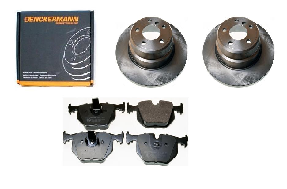 Kotouče Brzdové Destičky Bmw X5 E53 Zadní 324 mm Sada Plné