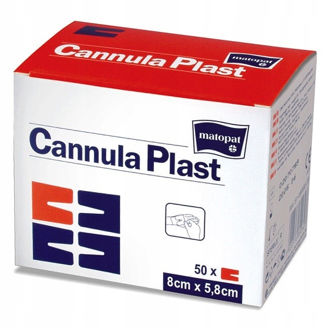 

Opatrunek do kaniul Cannula Plast 7.2x5cm 50szt.