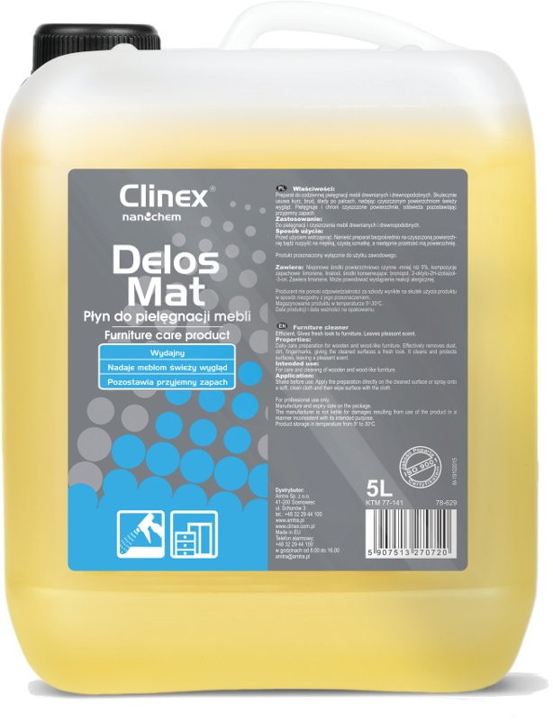 

Clinex Delos Mat Płyn do mycia i pielęgnacji mebli
