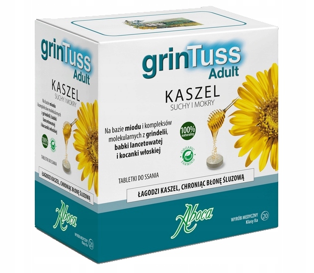 

Grintuss 20tabl.do ssania Kaszel Mokry I Suchy