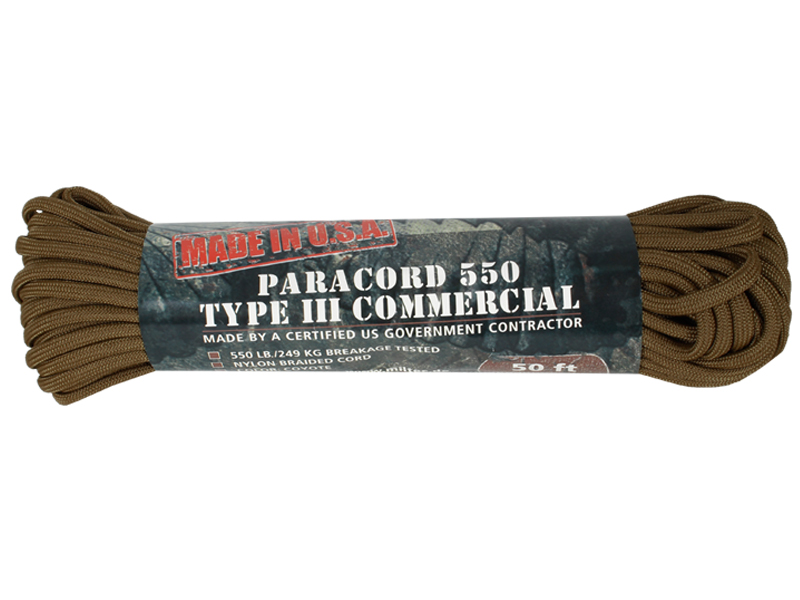 

Linka Spadochronowa Survivalowa Paracord Coyote