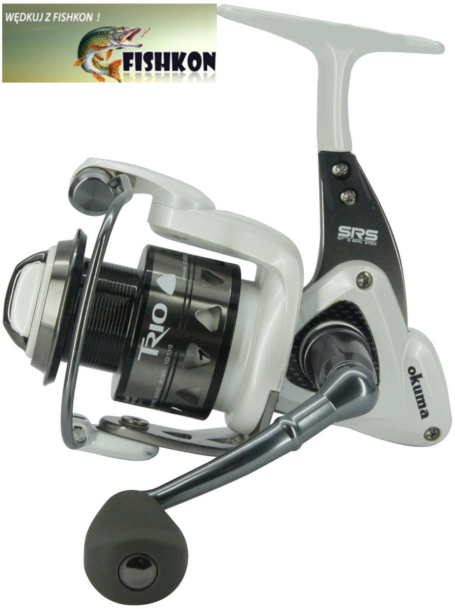 Kołowrotek Okuma Trio White SRS65 Fd 9+1bb