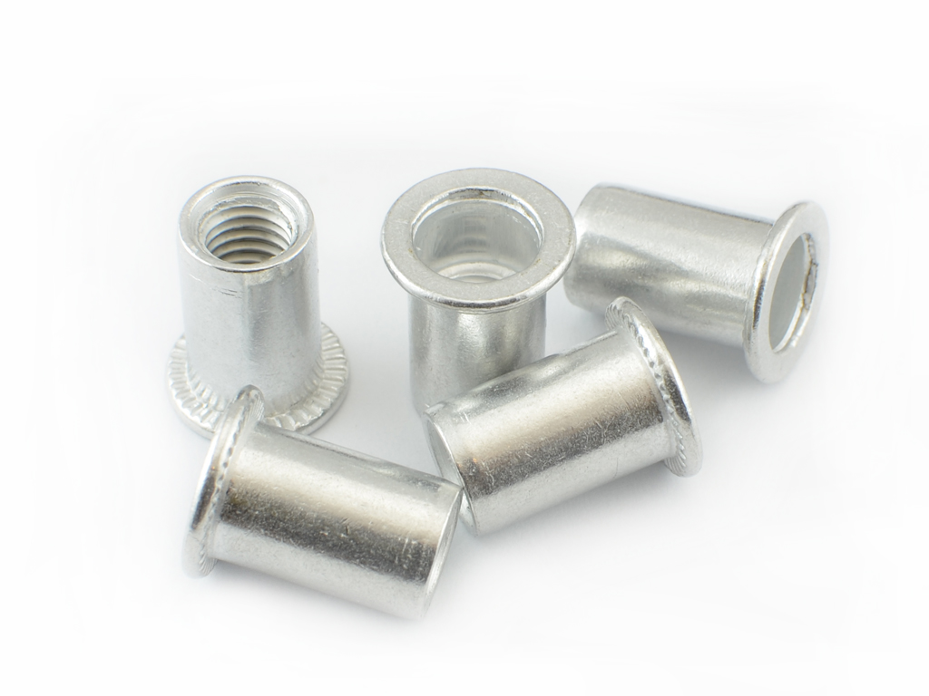 

Nitonakrętki aluminiowe nitonakrętka walcowa M6 10