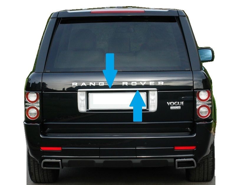 Хромированный багажник декор RANGE ROVER VOGUE L322